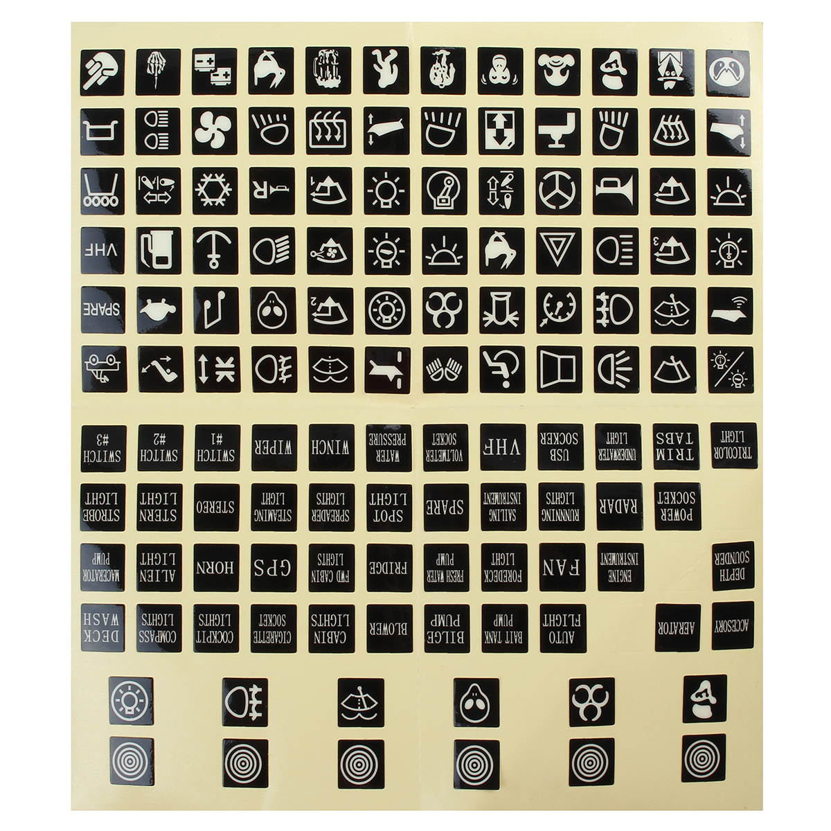 456-Gang-Green-Rocker-Switch-Panel-Circuit-Breaker-LED-Waterproof-Car-Marine-1690659