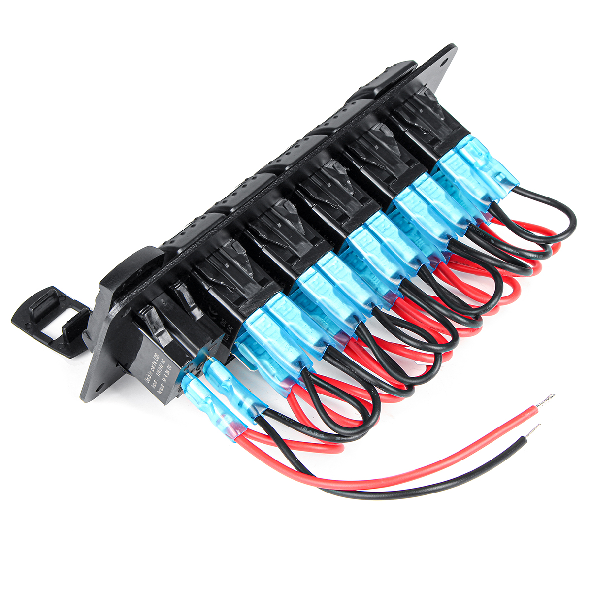 456-Gang-Green-Rocker-Switch-Panel-Circuit-Breaker-LED-Waterproof-Car-Marine-1690659