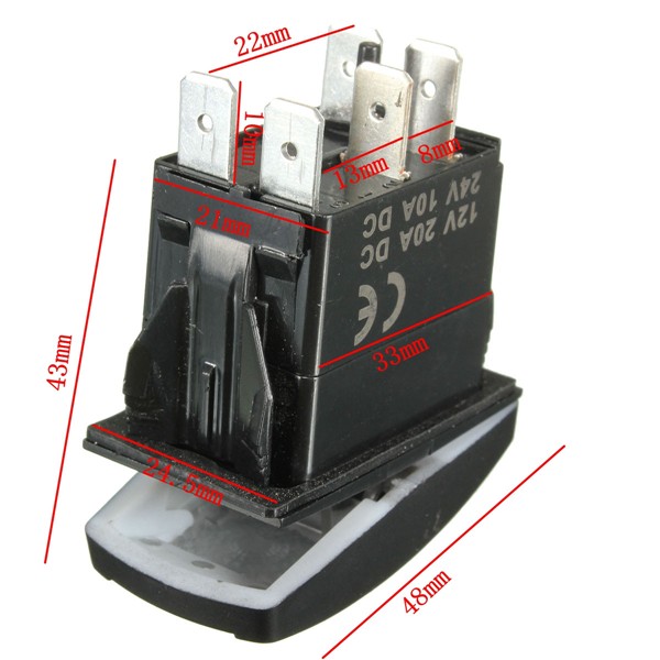 5-Pin-12V-24V-Laser-LED-Light-Bar-Rocker-Toggle-Switch-Narva-ARB-Carling-Car-Boat-1009440