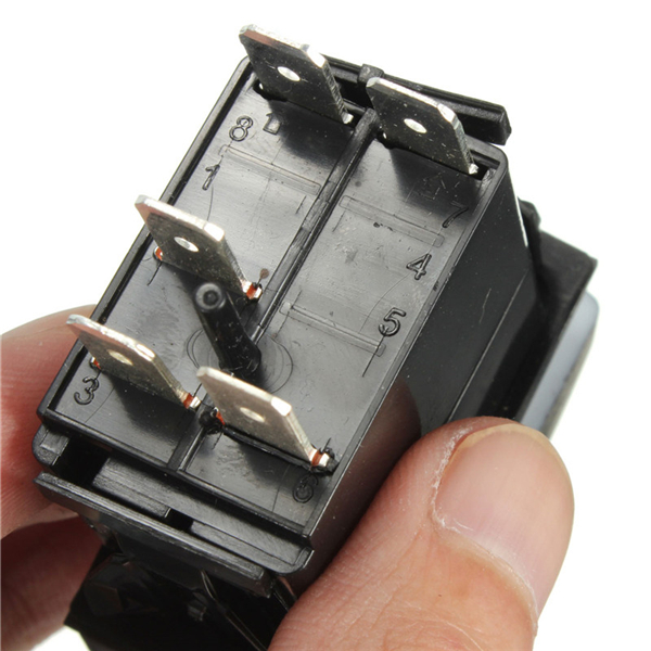 5-Pin-Waterproof-12V-24V-20A-Bar-Rocker-Toggle-Switch-Blue-LED-Light-Car-Boat-1021807