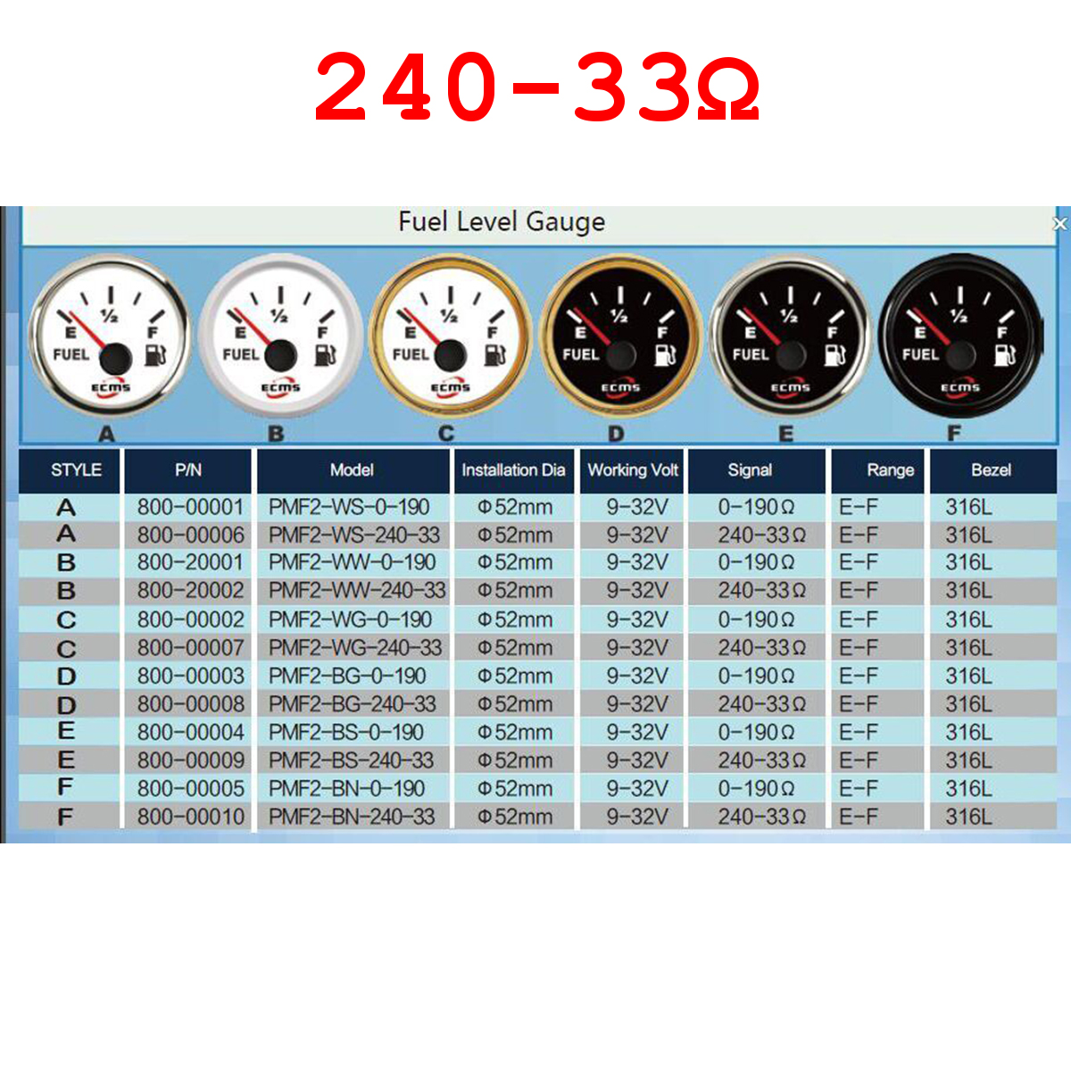 52mm-Fuel-Level-Gauge-Meter-Sensor-Sender-Marine-Kit-For-Universal-Motor-Car-Truck-Boat-1703407