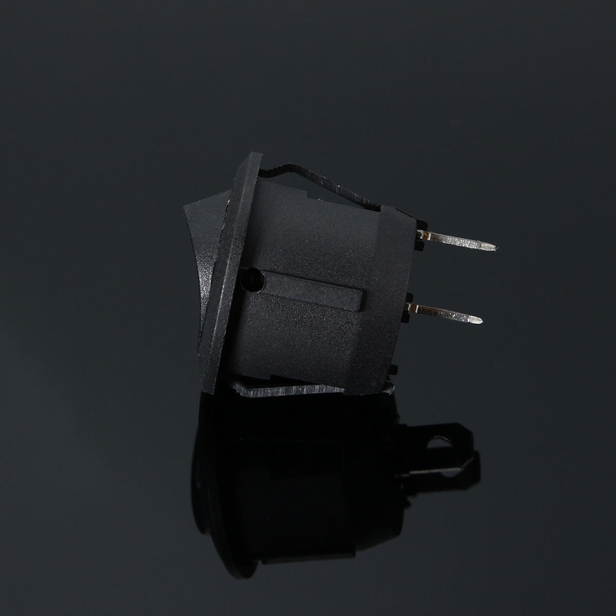 5pcs-6A250V-10A125V-ON-OFF-SPST-Round-Boat-Rocker-Switch-Waterproof-Coat-2-PIN-1134886