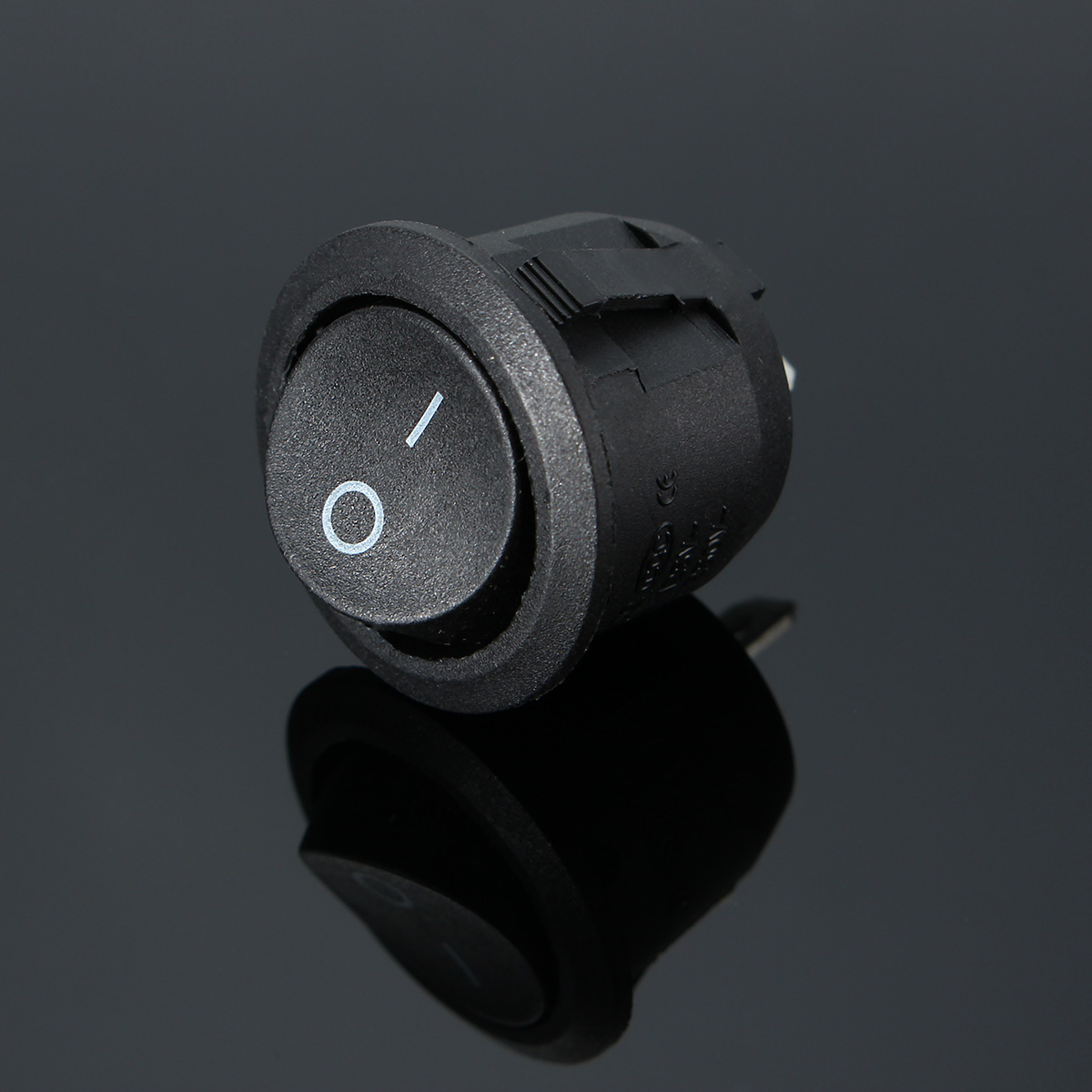 5pcs-6A250V-10A125V-ON-OFF-SPST-Round-Boat-Rocker-Switch-Waterproof-Coat-2-PIN-1134886