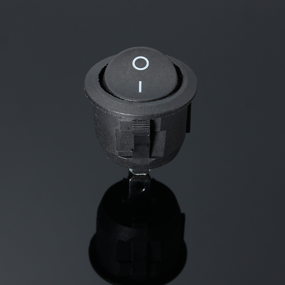 5pcs-6A250V-10A125V-ON-OFF-SPST-Round-Boat-Rocker-Switch-Waterproof-Coat-2-PIN-1134886