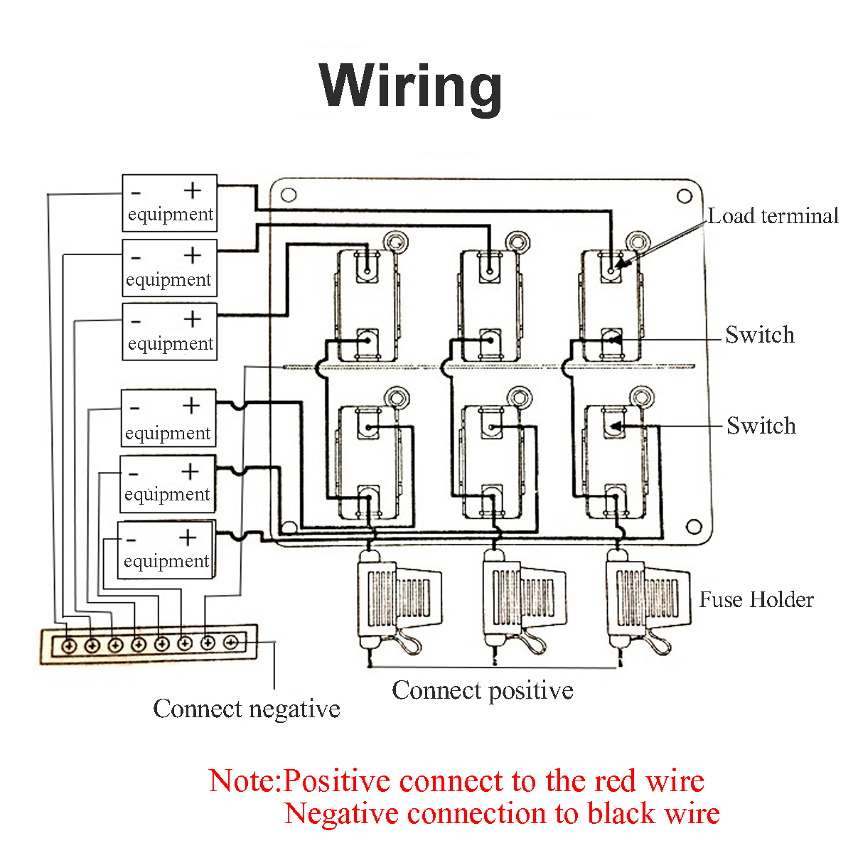 6-Gang-12V-LED-Switch-Panel-Water-Resistant-Toggle-Switches-Fuses-Boat-Marine-1724837