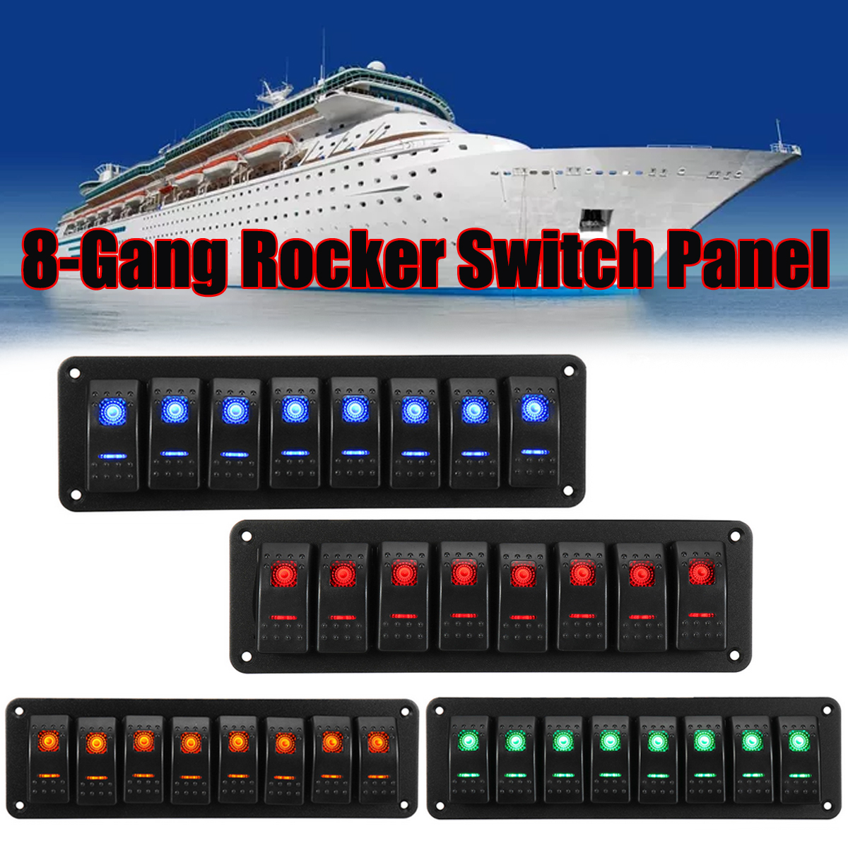 8-Gang-LED-Rocker-Switch-Panel-Breaker-Waterproof-For-Car-Marine-Boat-1750230