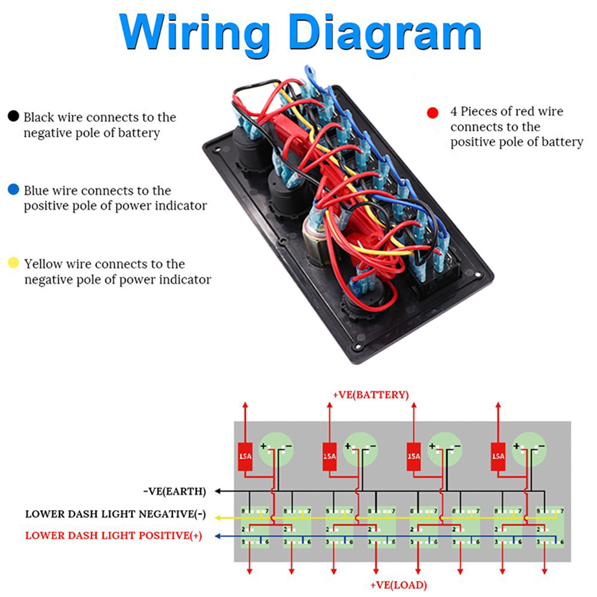 8-Gang-Rocker-Switch-LED-Panel-ON-OFF-Toggle-Circuit-Breaker-Waterproof-For-Marine-Boat-Car-RV-1718323