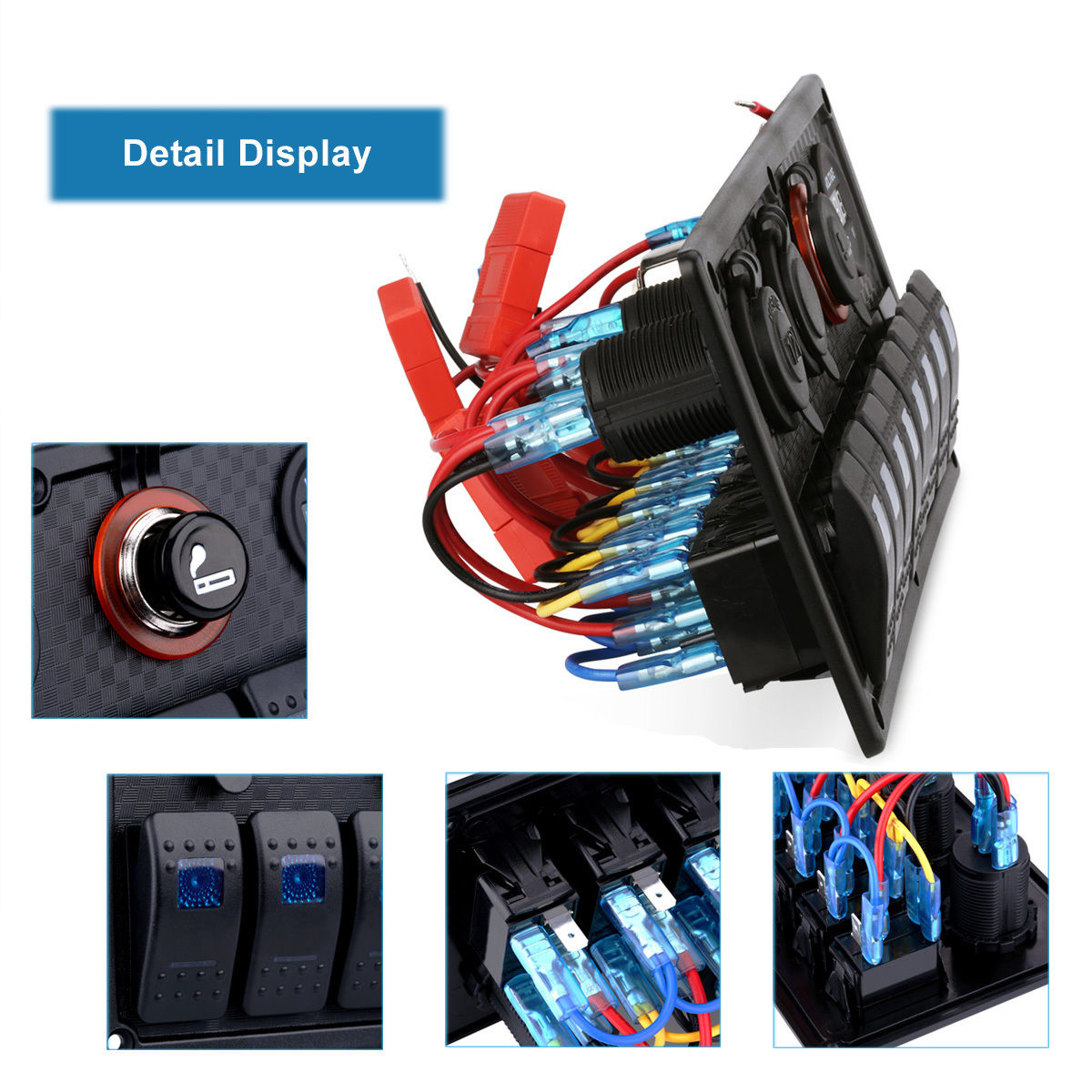 8-Gang-Rocker-Switch-LED-Panel-ON-OFF-Toggle-Circuit-Breaker-Waterproof-For-Marine-Boat-Car-RV-1718323