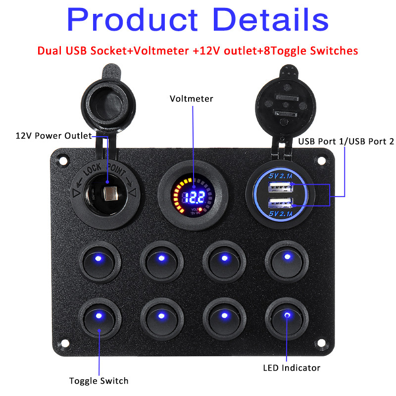 8-Gang-Switch-Panel-12V-24V-Toggles-ON-OFF-USB-Voltage-Interior-Controls-Car-Boat-Marine-LED-Rocker--1574194