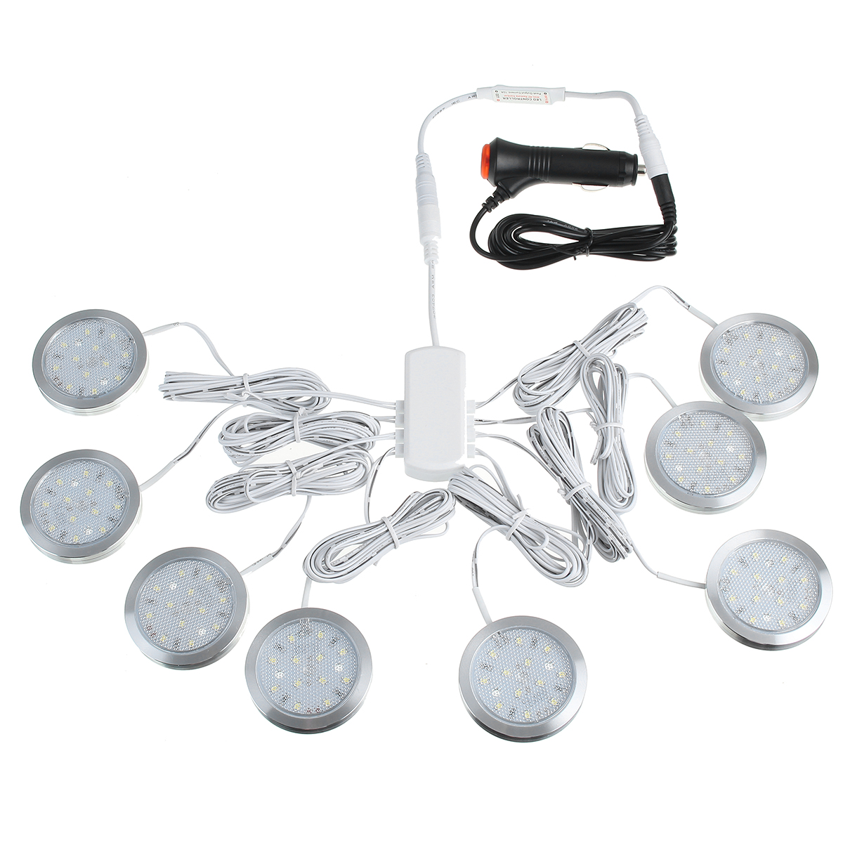 8X-12V-LED-Spot-Light-Ceiling-Cabin-Interior-Lamp-Downlight-W-Remote-Control-For-VW-T4-T5-RV-Caravan-1819551