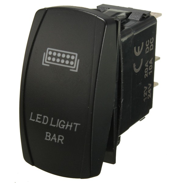 Blue-LED-Rocker-Switch-On-Off-with-Wiring-Harness-40A-Relay-Fuse-1001976