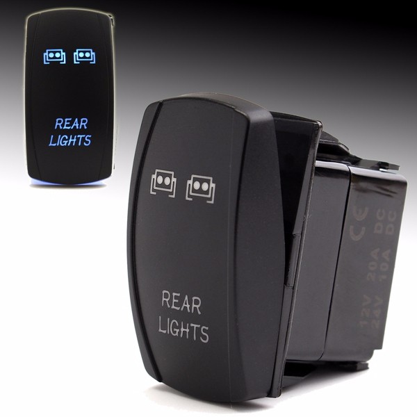 Blue-Rocker-Switch-Backlit-LED-Rear-Light-For-UTV-Polaris-RZR-XP-900-1000-Ranger-1110096