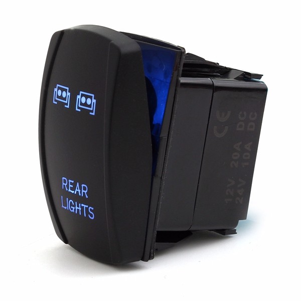 Blue-Rocker-Switch-Backlit-LED-Rear-Light-For-UTV-Polaris-RZR-XP-900-1000-Ranger-1110096