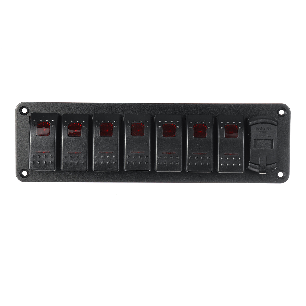 LED-12V-24V-ON-OFF-Toggle-Rocker-Switch-Panel-Dual-USB-Car-Marine-Boat-1766554