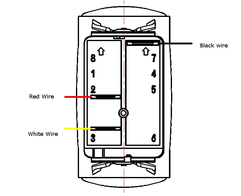 LED-Light-Rocker-Switch-ONOFF-Wiring-Harness-With-Relay-Fuse-CE-999880