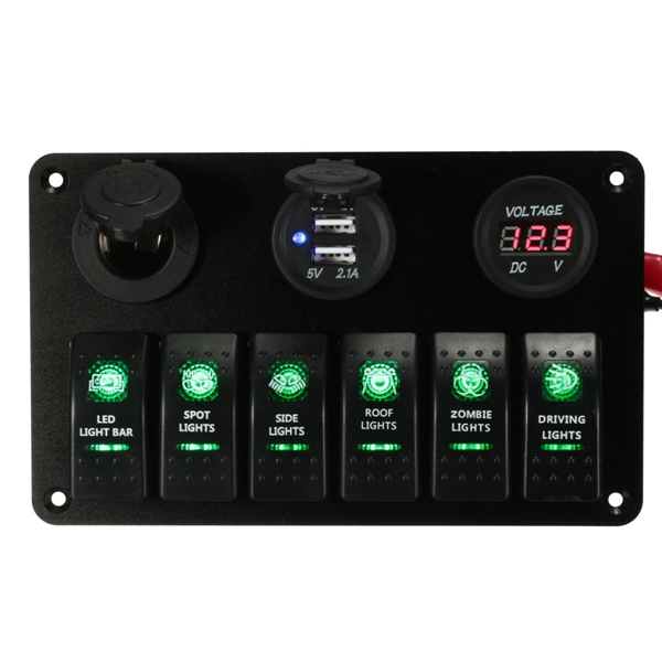 Laser-LED-Rocker-Switch-Panel-Circuit-Breaker-USB-Charger-Socket-For-Car-Boat-Marine-1052803