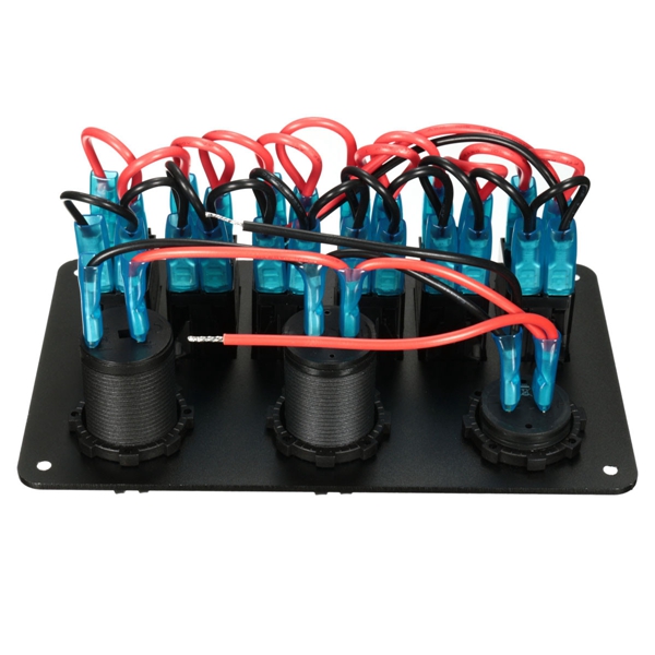 Laser-LED-Rocker-Switch-Panel-Circuit-Breaker-USB-Charger-Socket-For-Car-Boat-Marine-1052803