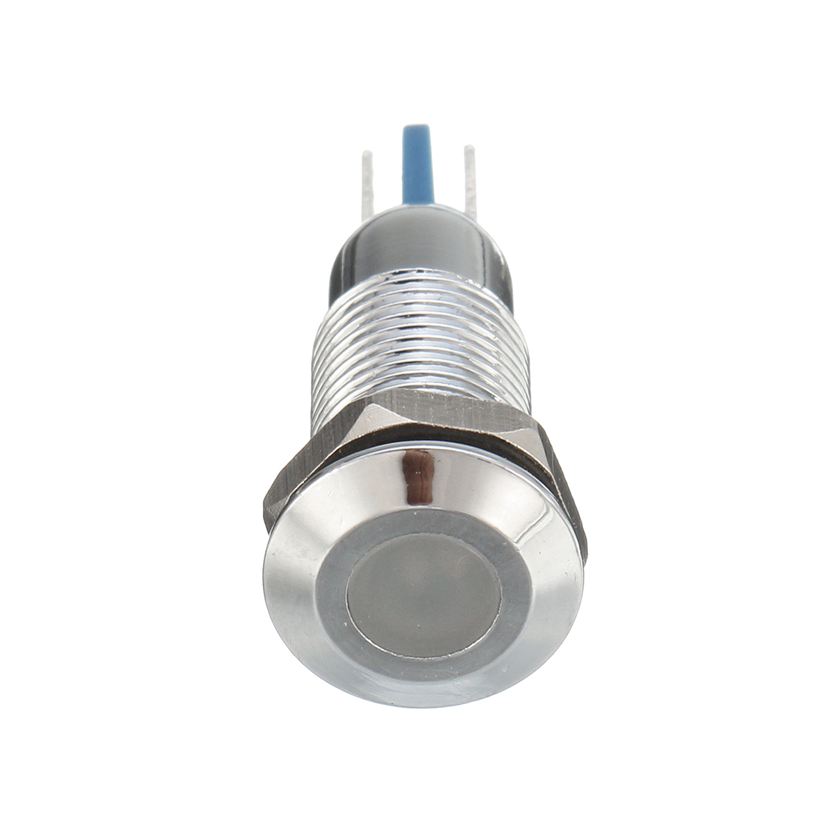 Metal-8mm-LED-Pilot-Dash-Panel-Indicator-Light-Lamp-Red-Blue-Green-White-Yellow-1159541
