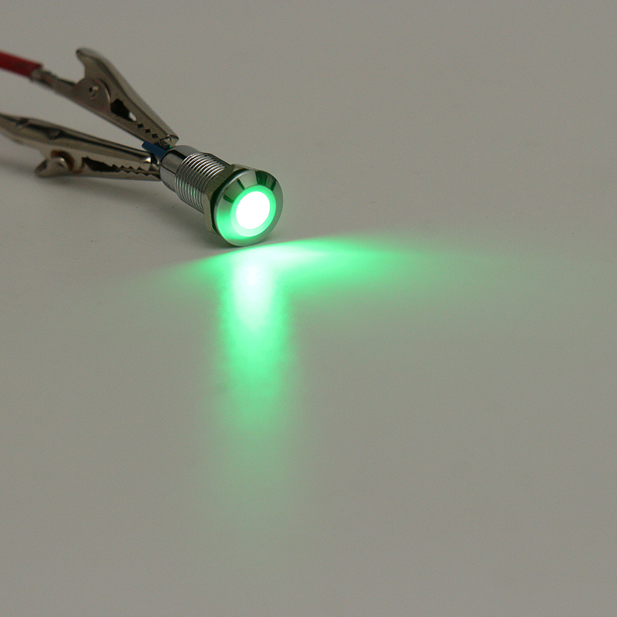 Metal-8mm-LED-Pilot-Dash-Panel-Indicator-Light-Lamp-Red-Blue-Green-White-Yellow-1159541
