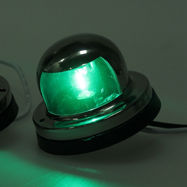 Pair-12V-Red--Green-Stainless-Steel-Navigation-Light-For-Marine-Boat-Yacht-1054106