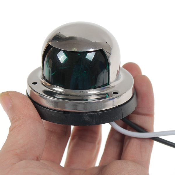 Pair-12V-Red--Green-Stainless-Steel-Navigation-Light-For-Marine-Boat-Yacht-1054106