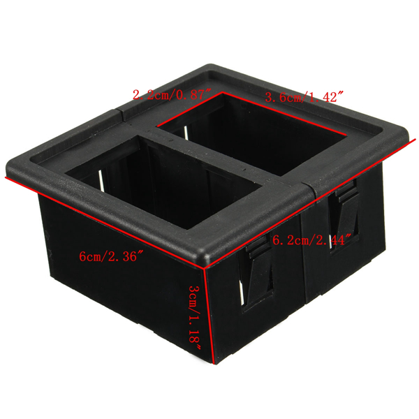 Switch-Panel-2-Rocker-Switch-Housing-Holder-ARB-Carling-Type-Plastic-988634