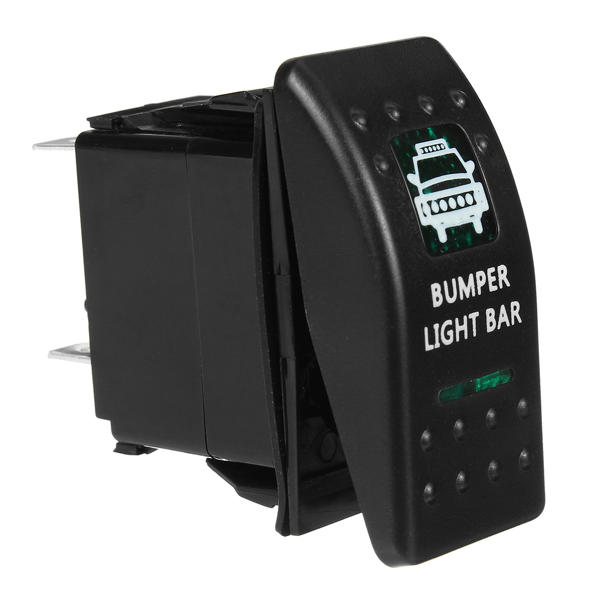 Waterproof-Rocker-Switch-ON-OFF-Dual-Blue-LED-Light-12V-24V-Boat-Car-Marine-Dash-1703389