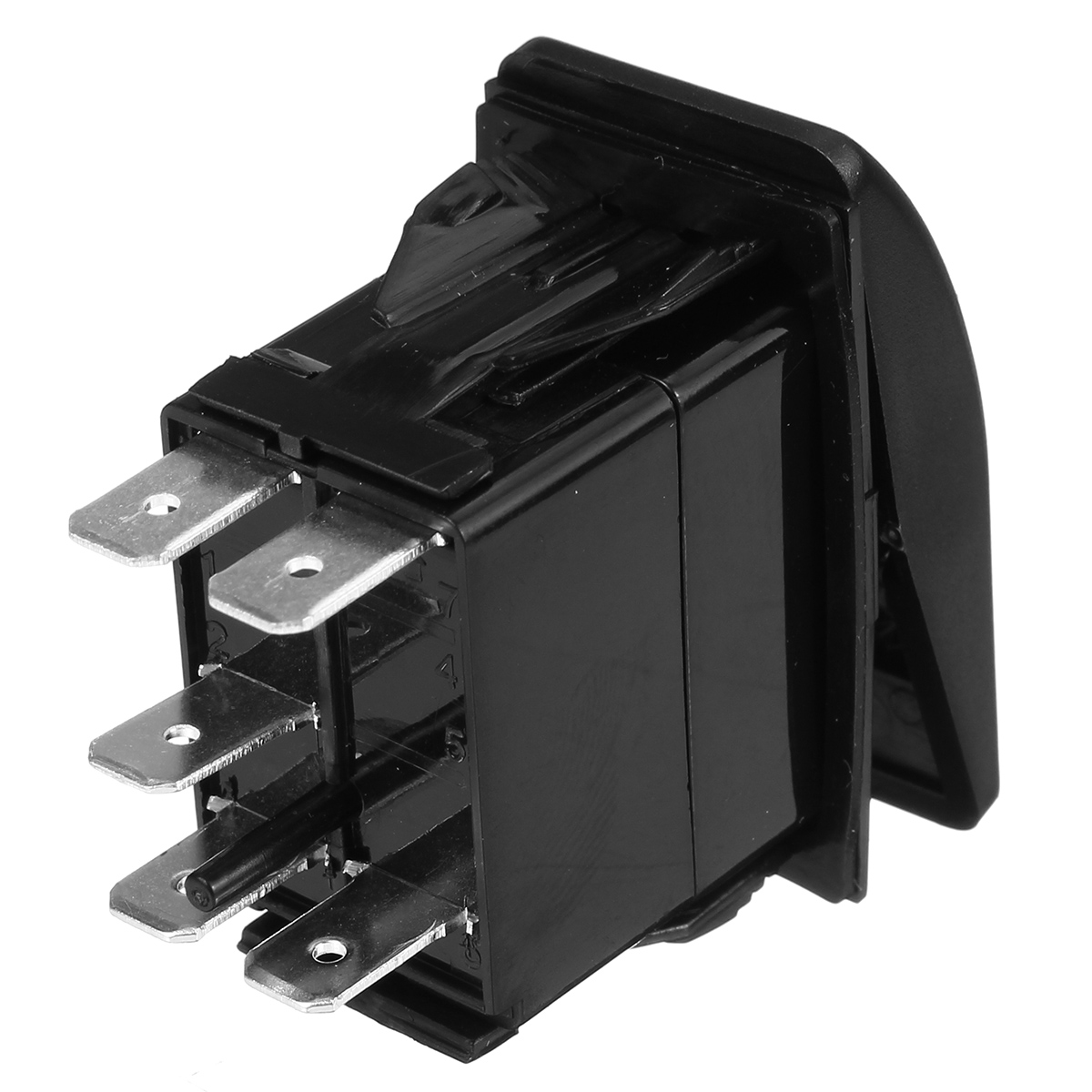 Waterproof-Rocker-Switch-ON-OFF-Dual-Blue-LED-Light-12V-24V-Boat-Car-Marine-Dash-1703389