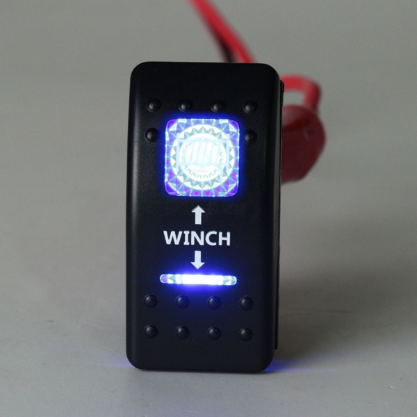 Winch-In-Winch-Out-Rocker-Switch-Dual-LED-Signal-Light-For-Caravan-UTE-Marine-Boat-7Pin-1052601