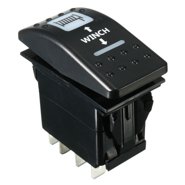 Winch-In-Winch-Out-Rocker-Switch-Dual-LED-Signal-Light-For-Caravan-UTE-Marine-Boat-7Pin-1052601