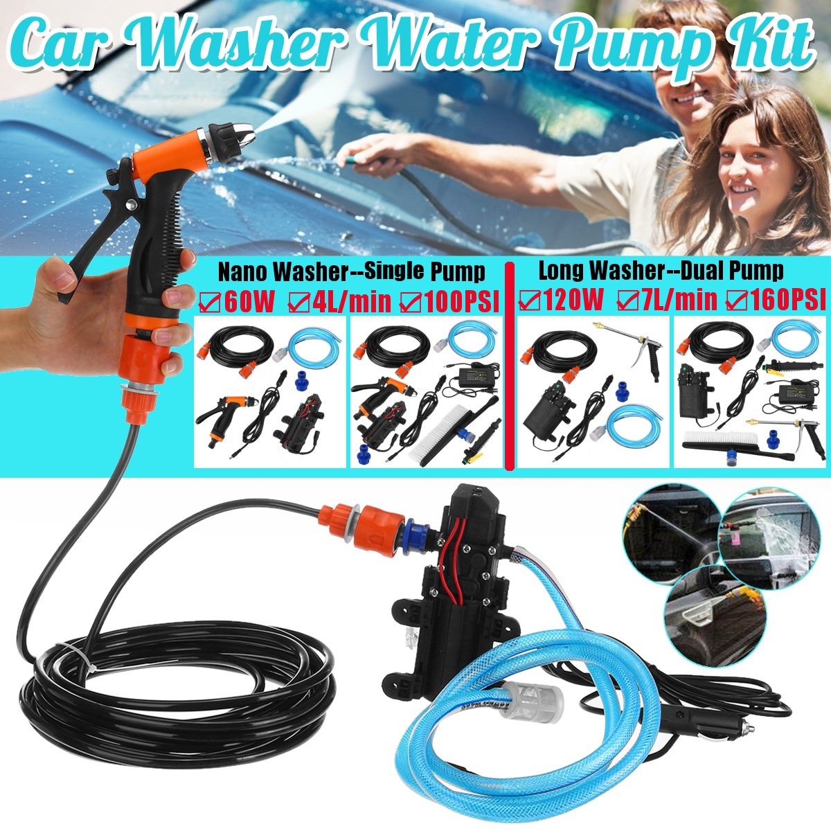 12V-100PSI160PSI-120W-10Lmin-Car-Washer-1MPA-High-Pressure-Auto-Diaphragm-Self-Priming-Water-Pump-1811372