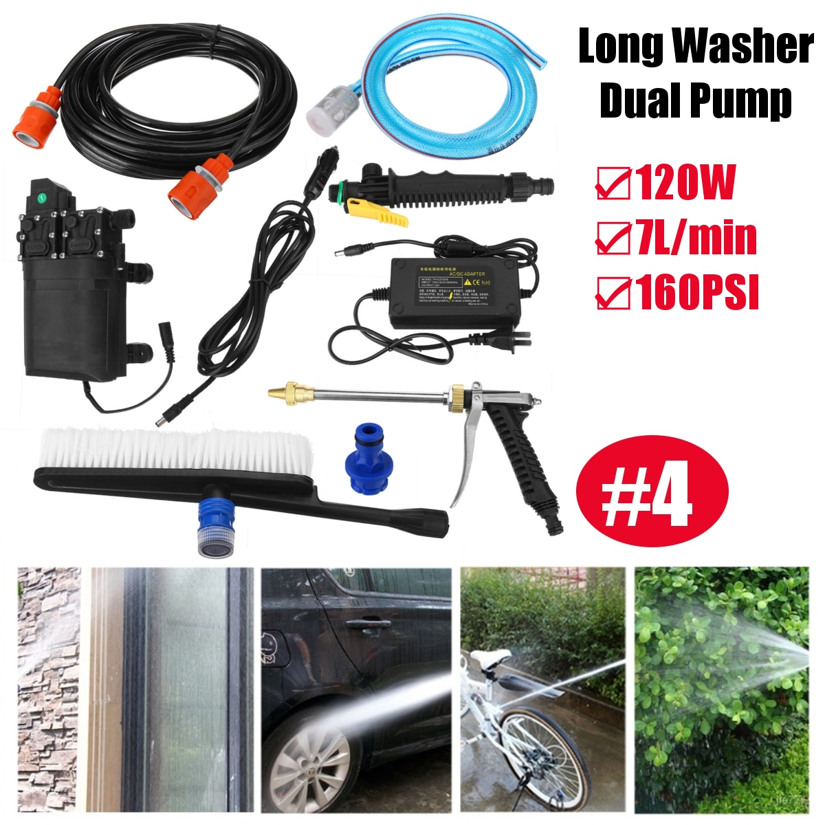 12V-100PSI160PSI-120W-10Lmin-Car-Washer-1MPA-High-Pressure-Auto-Diaphragm-Self-Priming-Water-Pump-1811372