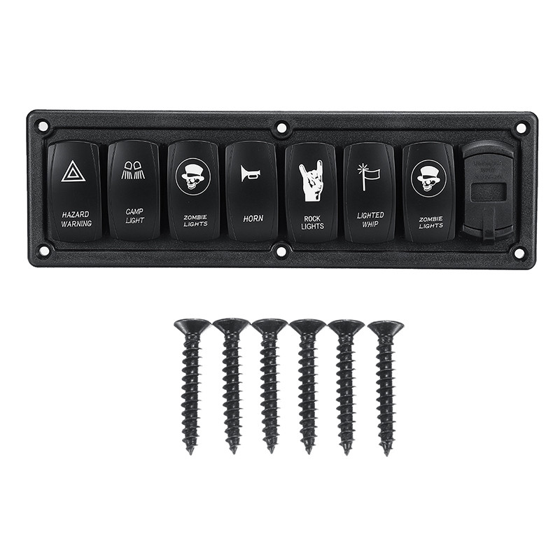 12V-24V-31A-8-Gang-Rocker-Switch-Panel-Dual-USB-Circuit-Breaker-LED-Voltmeter-For-Car-Marine-Boat-1631155