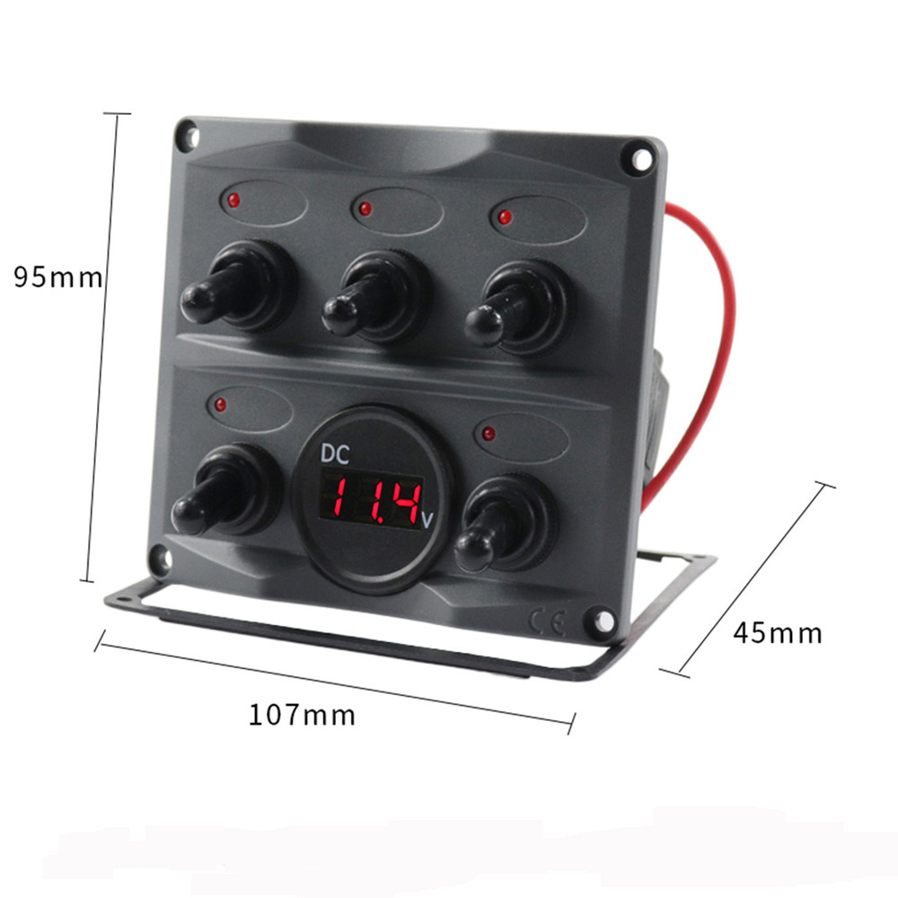 12V-24V-5-Gang-LED-Rocker-Toggle-Switch-Panel-Digital-Display-Boat-Voltage-Meter-for-Car-Boat-Yacht--1396644
