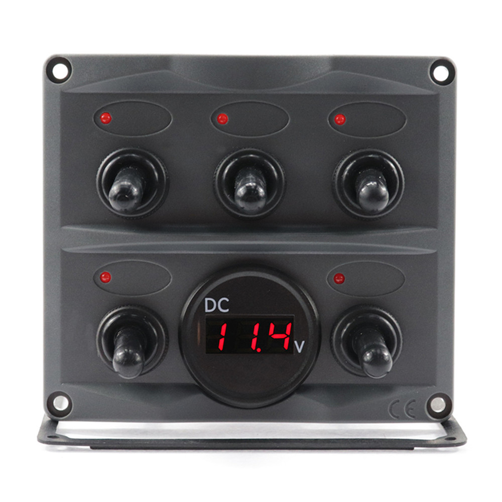 12V-24V-5-Gang-LED-Rocker-Toggle-Switch-Panel-Digital-Display-Boat-Voltage-Meter-for-Car-Boat-Yacht--1396644