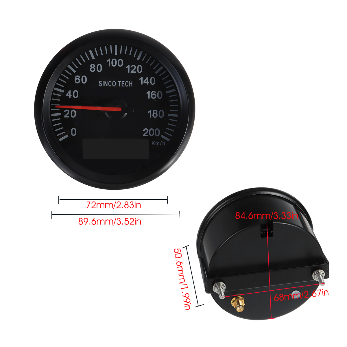 12V-24V-85mm-200Kmh-Car-GPS-Speedometer-Odometer-Speed-Gauge-7-Color-Waterproof-Marine-Boat-Universa-1788847
