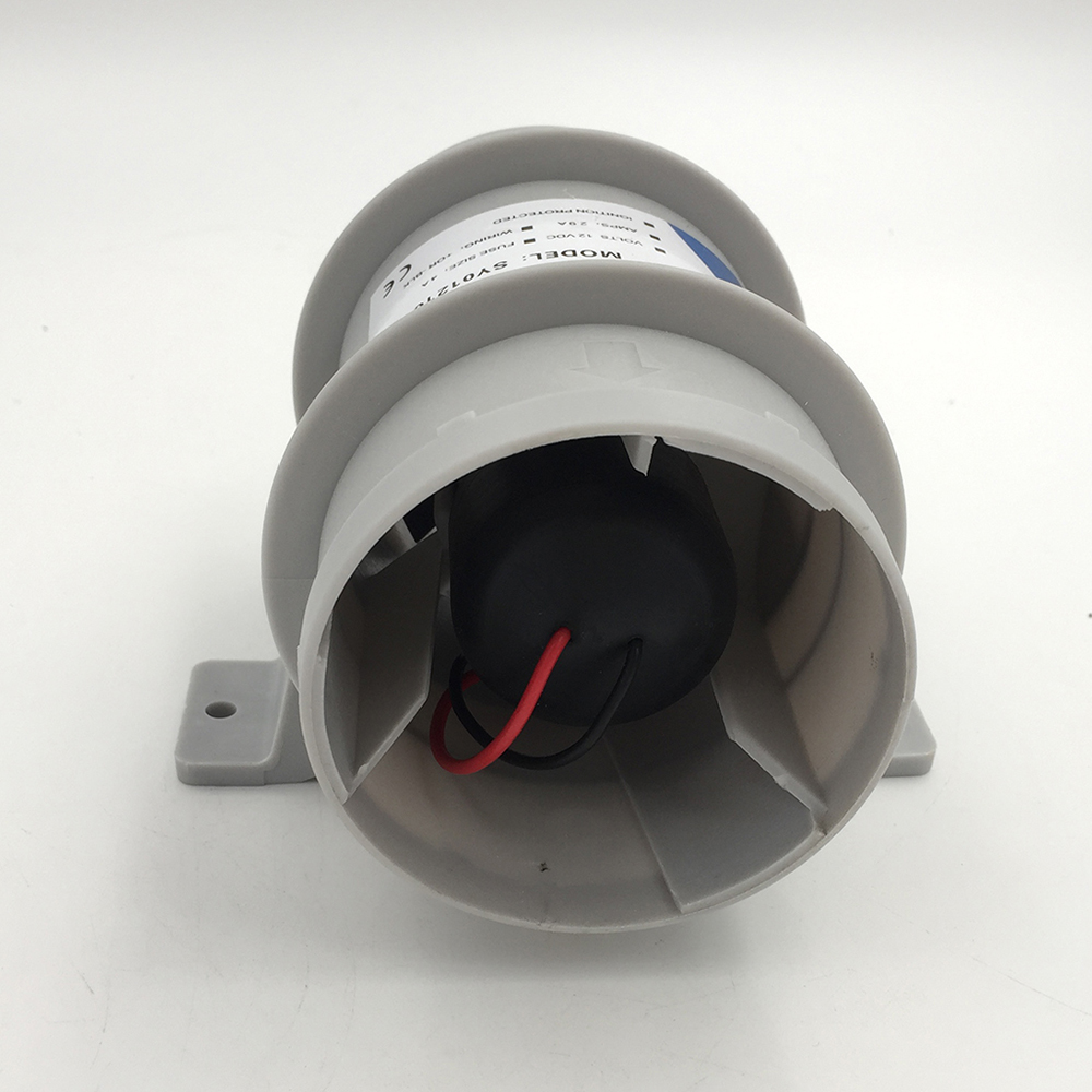 12V-3quot-In-Line-Boat-Air-Blower-Marine-BilgeEngineGalley-Ventilation-5-Fan-145CFM-Quiet-For-RV-Yac-1813686