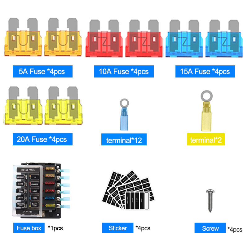 12V24V-Fuse-Block-12-Way-LED-Fuse-Junction-Box-Blade-Fuse-Terminal-Box-For-Car-Boat-1750107