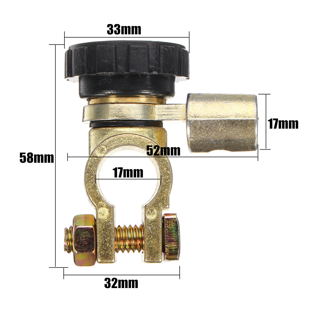 17MM-Universal-Marine-Boat-Battery-Isolator-Switch-Cut-Off-Disconnect-Rotary-1252909