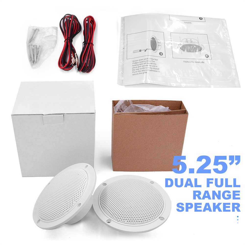 2pcs-5-Inch-160W-Marine-Speakers-Waterproof-Dual-Full-Range-Stereo-White-Boat-Speakers-for-Yacht-RV--1825265