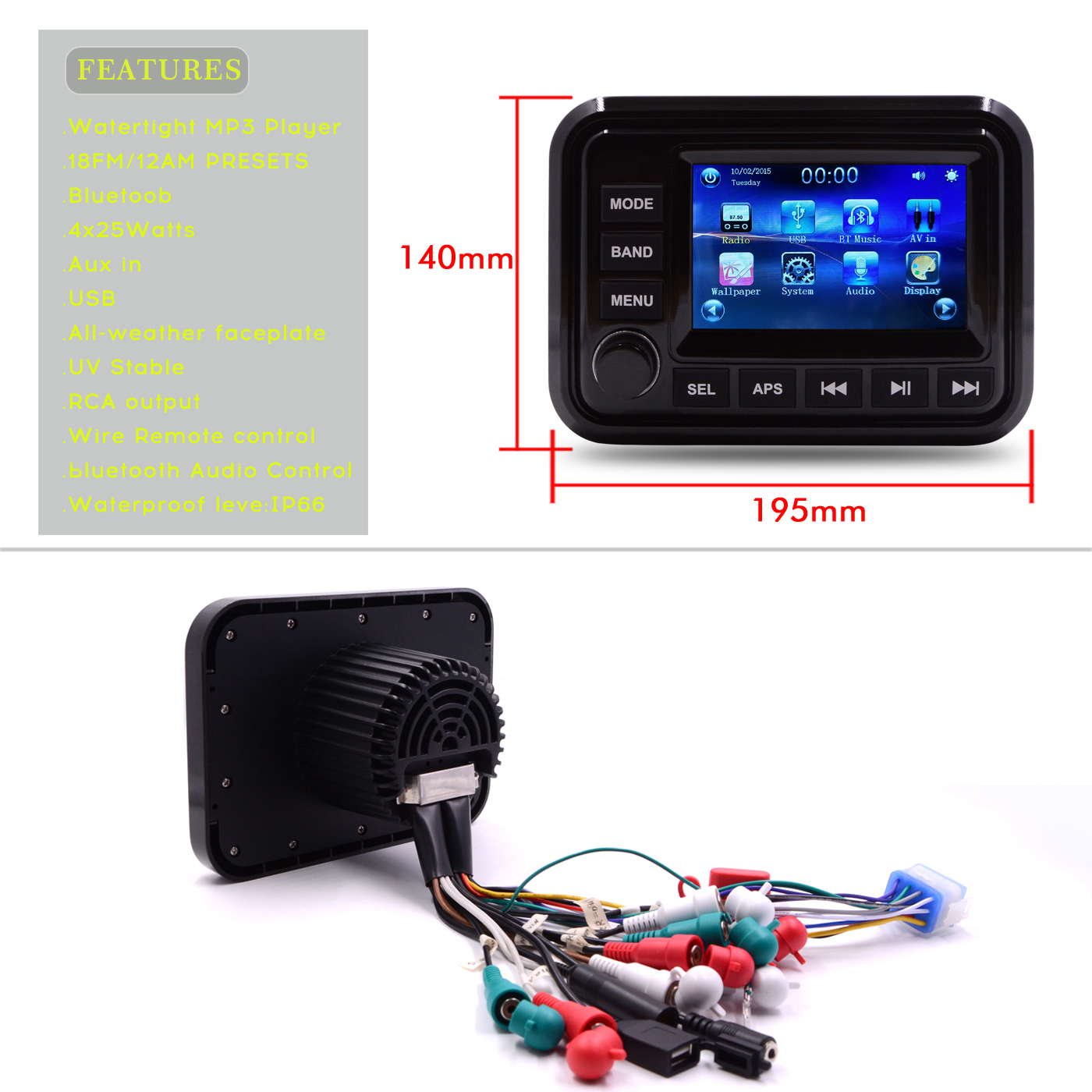 5-inch-Display-303A-Marine-MP5-Stereo-Radio-Headunit-Audio-Waterproof-IP66-Receicers-bluetooth-USBMP-1721881