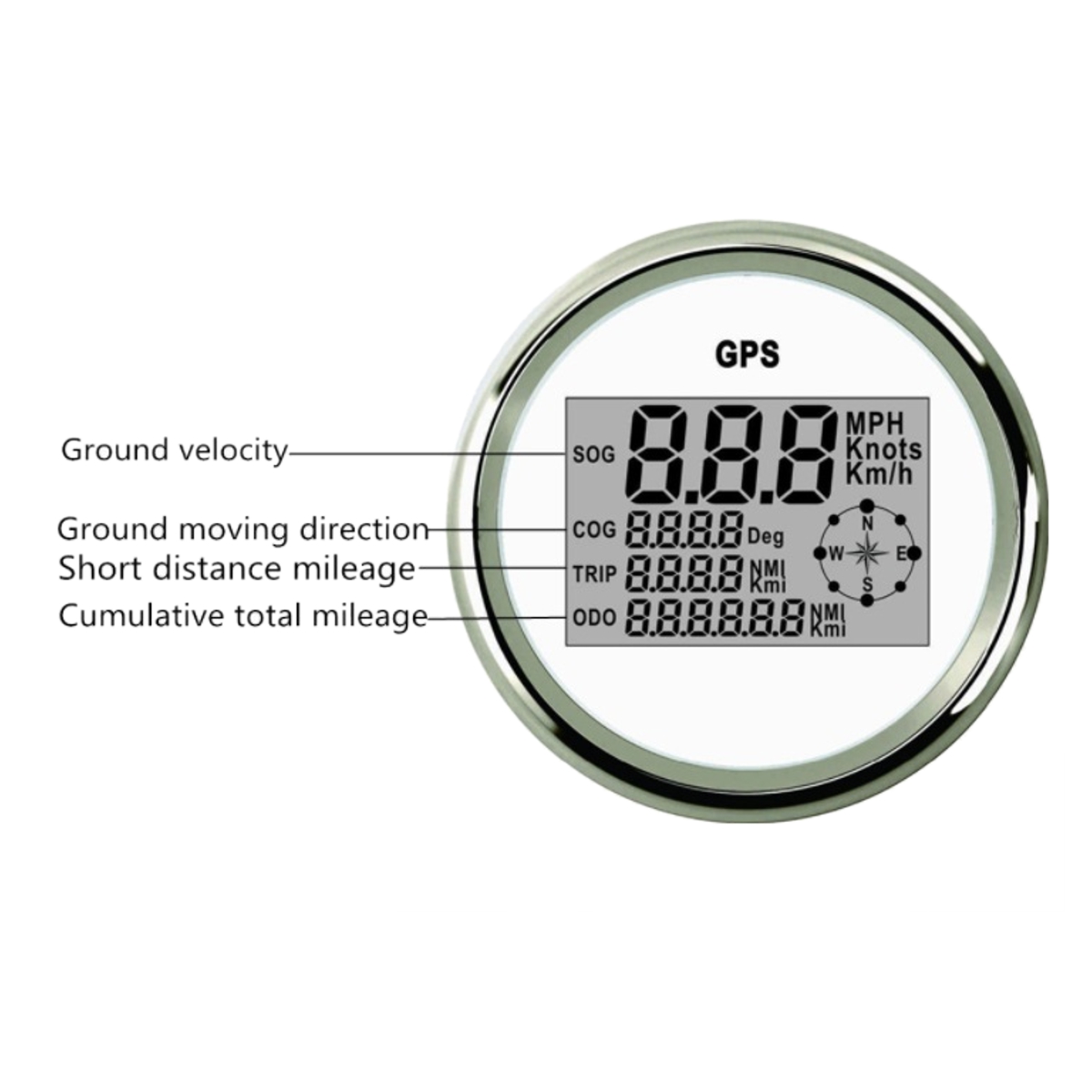 85mm-12V-24V-Digital-GPS-Speedometer-Odometer-0-999-knots-kmh-mph-With-Backlight-For-Yacht-Vessel-Mo-1788665