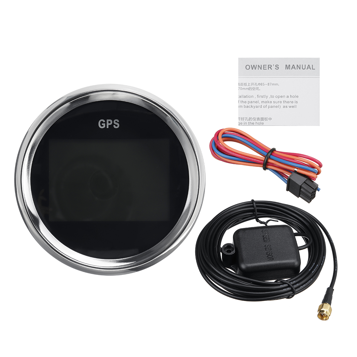 85mm-12V-24V-Digital-GPS-Speedometer-Odometer-0-999-knots-kmh-mph-With-Backlight-For-Yacht-Vessel-Mo-1788665