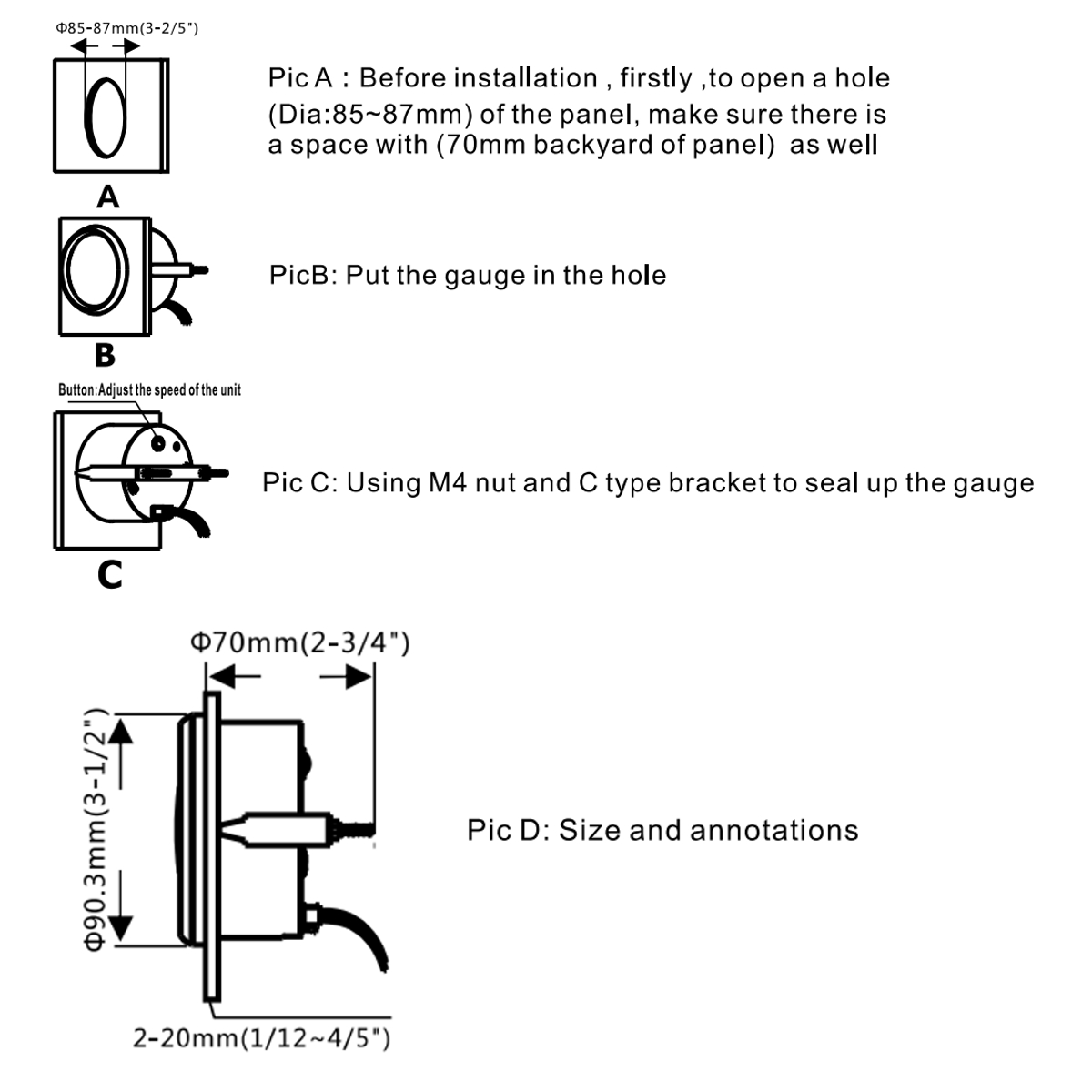 85mm-12V-24V-Digital-GPS-Speedometer-Odometer-0-999-knots-kmh-mph-With-Backlight-For-Yacht-Vessel-Mo-1788665