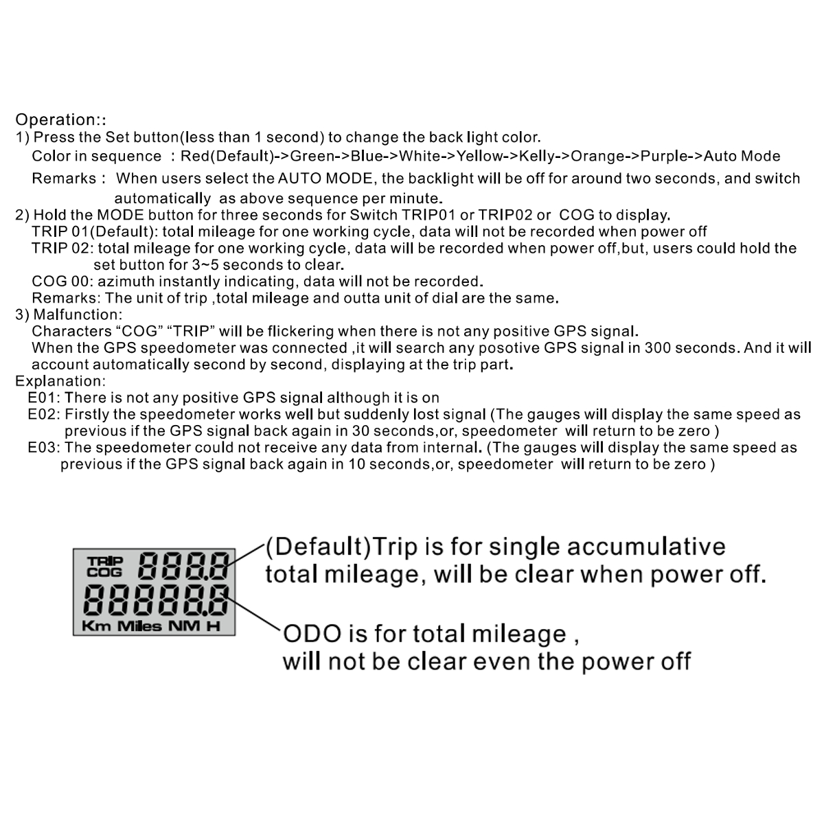 85mm-9-32V-120kmh-200kmh-GPS-Speedometer-Odometers-Gauge-LCD-Display-With-8-Color-Backlight-1788581