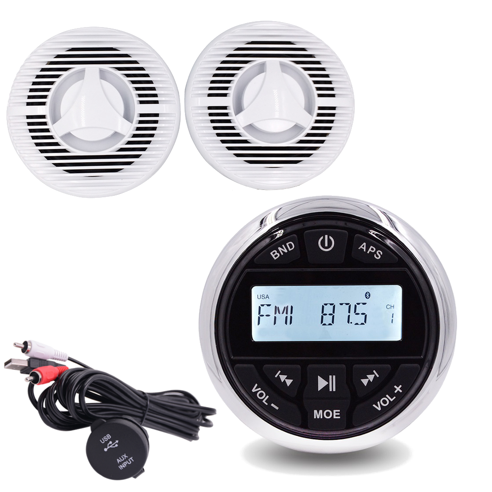 Marine-Stereo-Pari-65-Inch-Speaker-And-USB-Interface-Cable-bluetooth-Waterproof-Radio-FM-AM-Receiver-1711541