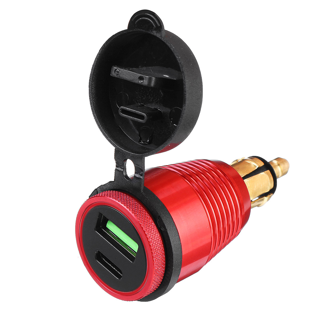 Type-C-QC30-USB-Charger-Quick-Charge-Socket-Waterproof-For-Motorcycle-Car-SUV-Boat-1635524