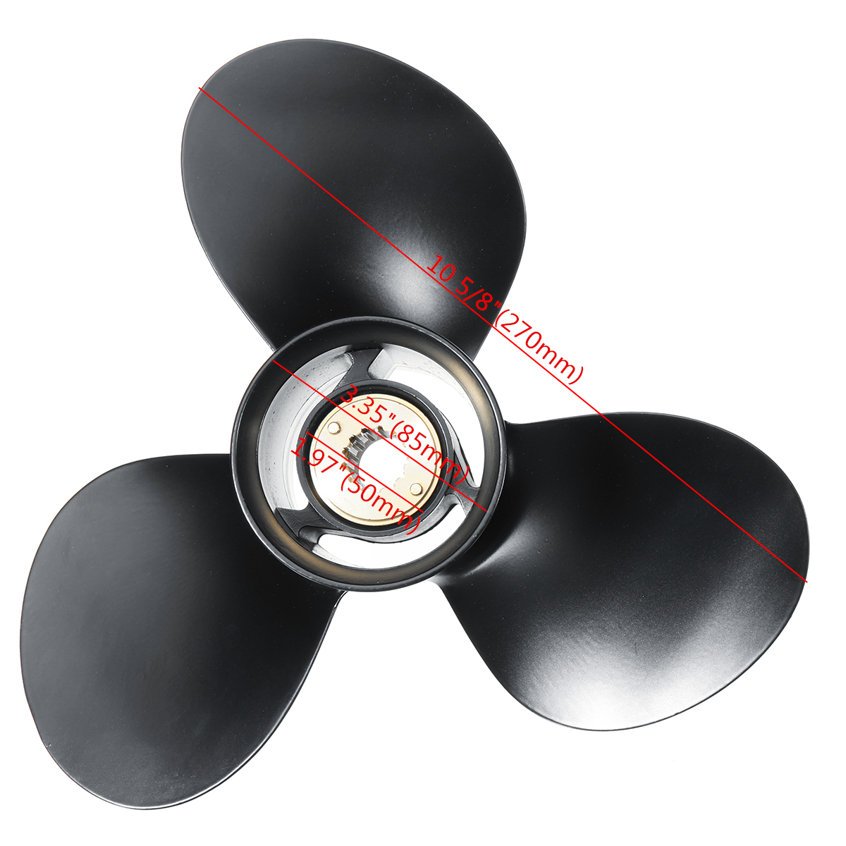 10-58-x-12-Aluminum-Outboard-Propeller-For-Mercury-Engine-25-70HP-48-73134A40-1334477