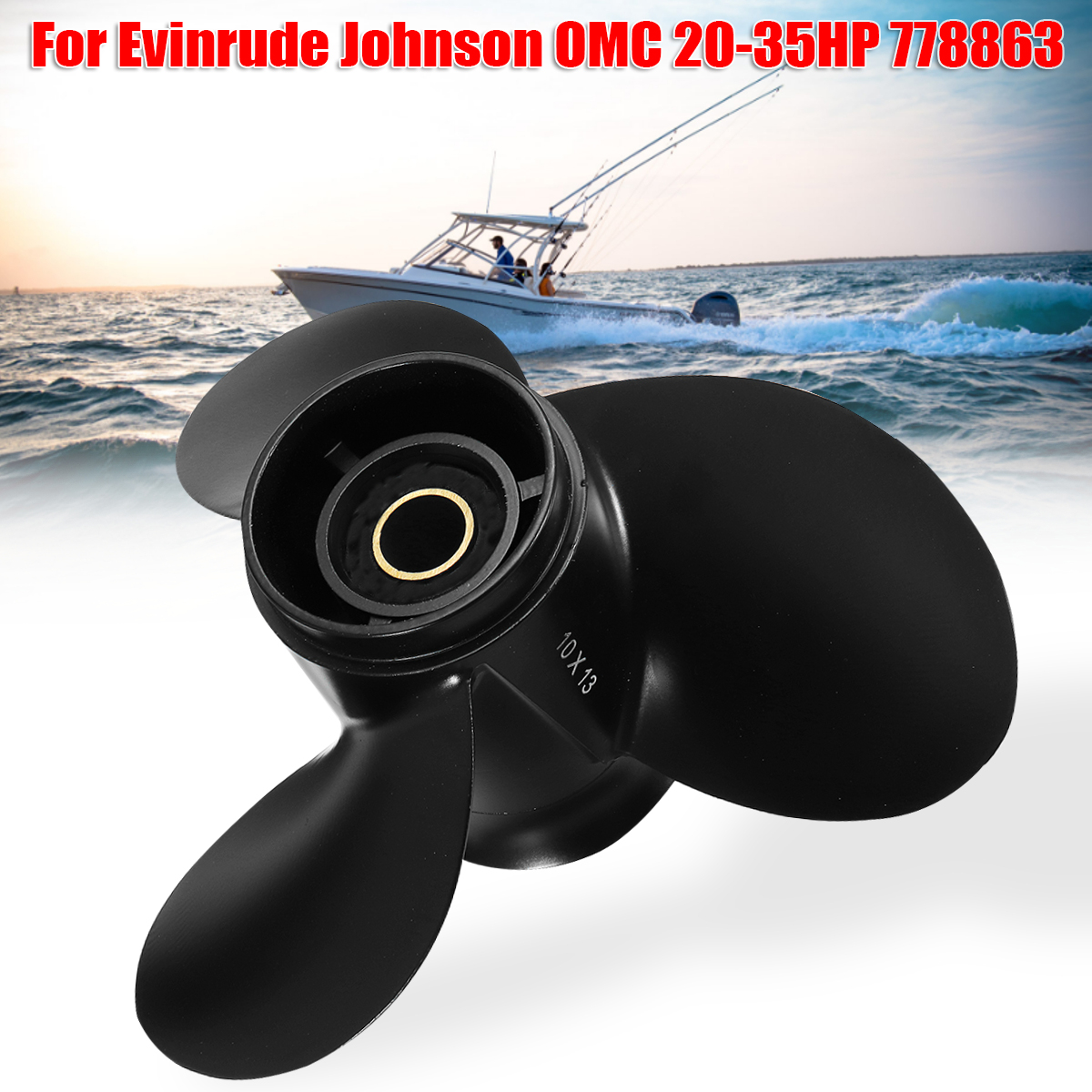 10-x-13-Marine-Boat-Ship-Outboard-Propeller-For-Evinrude-Johnson-15-35HP-778863-1377314