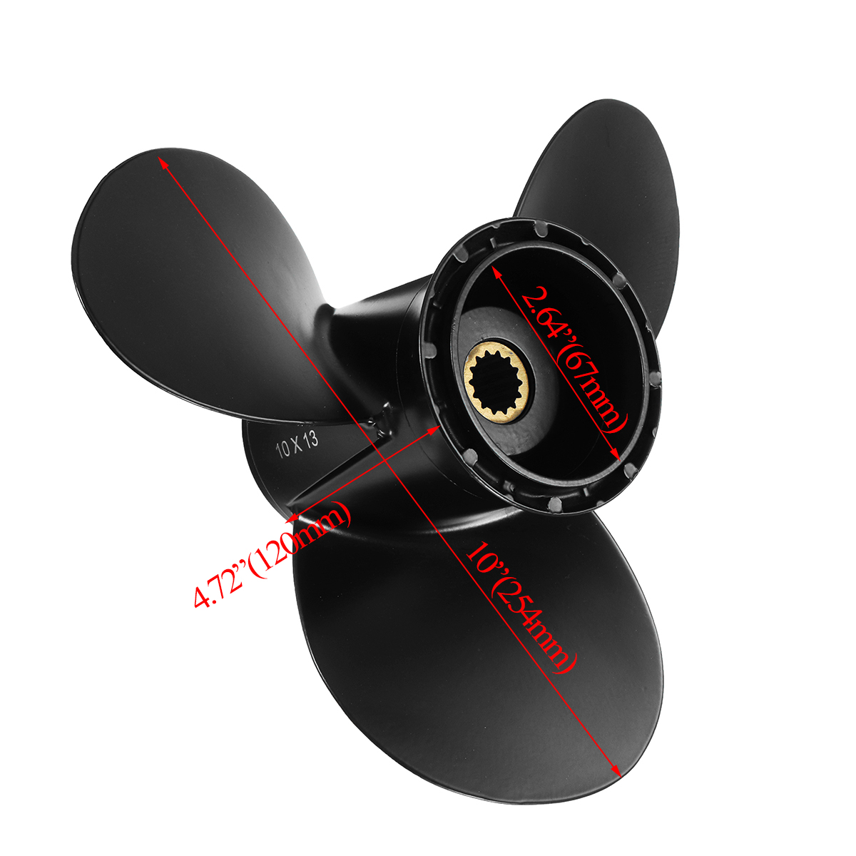 10-x-13-Marine-Boat-Ship-Outboard-Propeller-For-Evinrude-Johnson-15-35HP-778863-1377314